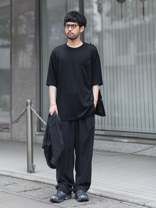 CU/RY フィブリルタフタ パッチポケット L/Sシャツ / CU/RY FIBRIL TAFFETA PATCH POCKET L/S SHIRT