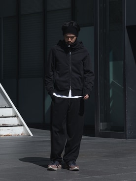 「アイテム（ヘアアクセサリー）」を使った、SHUさん（メンズ・170cm）の秋コーディネート