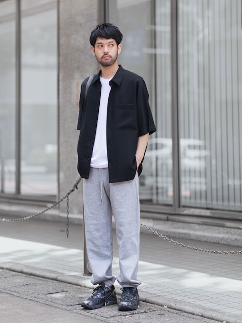 コットン ダブルフェイス オーバーサイズド S/S/ TEE / COTTON DOUBLE FACE OVERSIZED S/S TEE