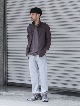 「アイテム（ブルゾン）」を使った、SHUさん（メンズ・170cm）の夏コーディネート