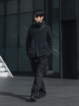 「ATTACHMENT（アタッチメント）のアイテム」を使った、SHUさん（メンズ・170cm）の冬コーディネート