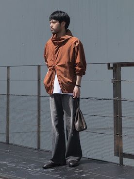 「ATTACHMENT（アタッチメント）のアイテム」を使った、SHUさん（メンズ・170cm）の春コーディネート