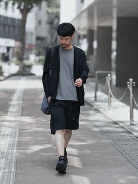 「アイテム（その他パンツ）」を使った、SHUさん（メンズ・170cm）の夏コーディネート