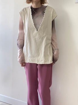 さ〜こさん（レディース・156cm）の春コーディネート