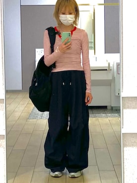 「HANNE（アン）のアイテム」を使った、さ〜こさん（レディース・156cm）の春コーディネート