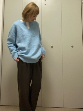 「GeeRA（ジーラ）のアイテム」を使った、さ〜こさん（レディース・156cm）の冬コーディネート