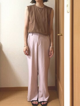 さ〜こさん（レディース・156cm）の夏コーディネート