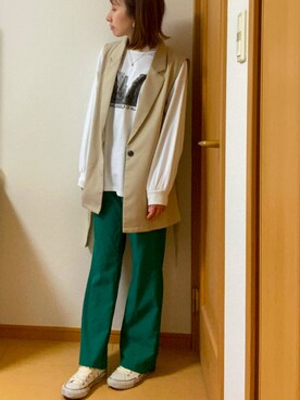 さ〜こさん（レディース・156cm）の春コーディネート