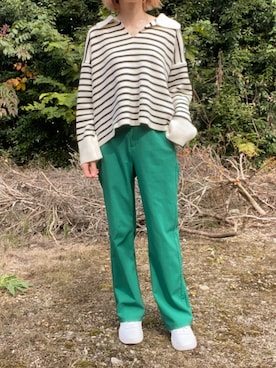 さ〜こさん（レディース・156cm）の秋コーディネート