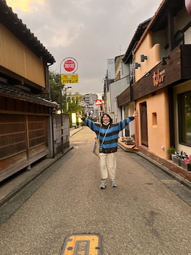「RYO TAKASHIMA（リョウタカシマ）のアイテム」を使った、あさん（レディース・159cm）の秋コーディネート