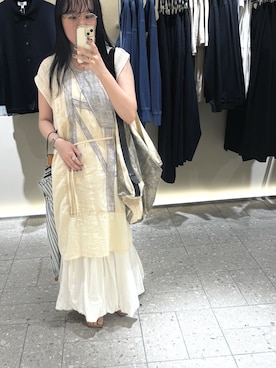 「AURALEE」｜あさん（レディース・159cm）の夏コーディネート