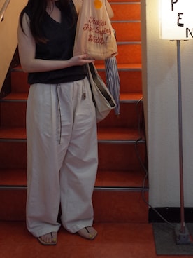 「AURALEE」｜あさん（レディース・159cm）の夏コーディネート