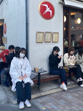 「77circa」｜「アイテム（その他アウター）」を使った、あさん（レディース・157cm）の秋コーディネート