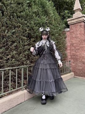 「アイテム（ワンピース/ドレス）」を使った、湯さん（レディース・155cm）の秋コーディネート