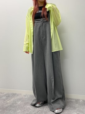 「ANAP（アナップ）のアイテム（オールインワン・サロペット）」を使った、Satsukiさん（レディース・157cm）の春コーディネート