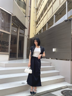 「ANAP（アナップ）のアイテム」を使った、Satsukiさん（骨格ストレート・レディース・167cm）の春コーディネート
