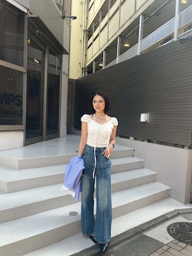 「ANAP（アナップ）のアイテム」を使った、Satsukiさん（骨格ストレート・レディース・167cm）の春コーディネート