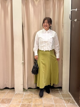「アイテム（ドレスシューズ）」を使った、あゆさん（レディース・159cm）の秋コーディネート