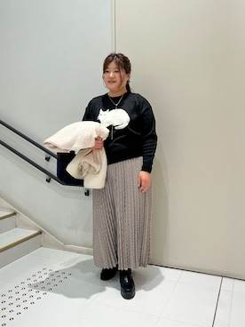 「アイテム（その他アウター）」を使った、あゆさん（レディース・159cm）の秋コーディネート