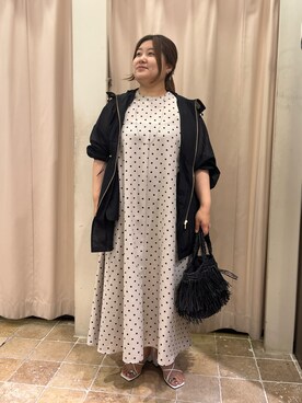 「Te chichi（テチチ）のアイテム（ブルゾン）」を使った、あゆさん（レディース・159cm）の夏コーディネート