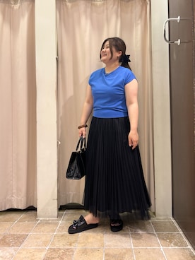 「Te chichi（テチチ）のアイテム」を使った、あゆさん（レディース・159cm）の夏コーディネート