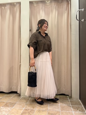 「Te chichi（テチチ）のアイテム」を使った、あゆさん（レディース・159cm）の夏コーディネート