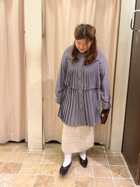 「Te chichi（テチチ）のアイテム」を使った、あゆさん（骨格ストレート・レディース・159cm）の冬コーディネート