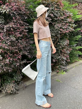 「plage（プラージュ）のアイテム」を使った、chixxさん（レディース・165cm）の夏コーディネート