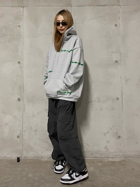 「Mela（メラ）のアイテム」を使った、chixxさん（レディース・165cm）の秋コーディネート