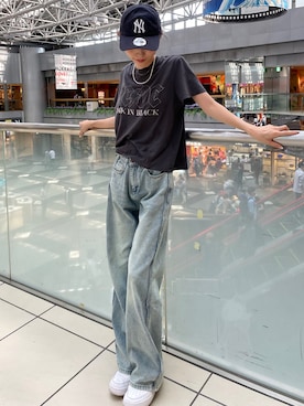 「ロックT」｜chixxさん（レディース・164cm）の夏コーディネート