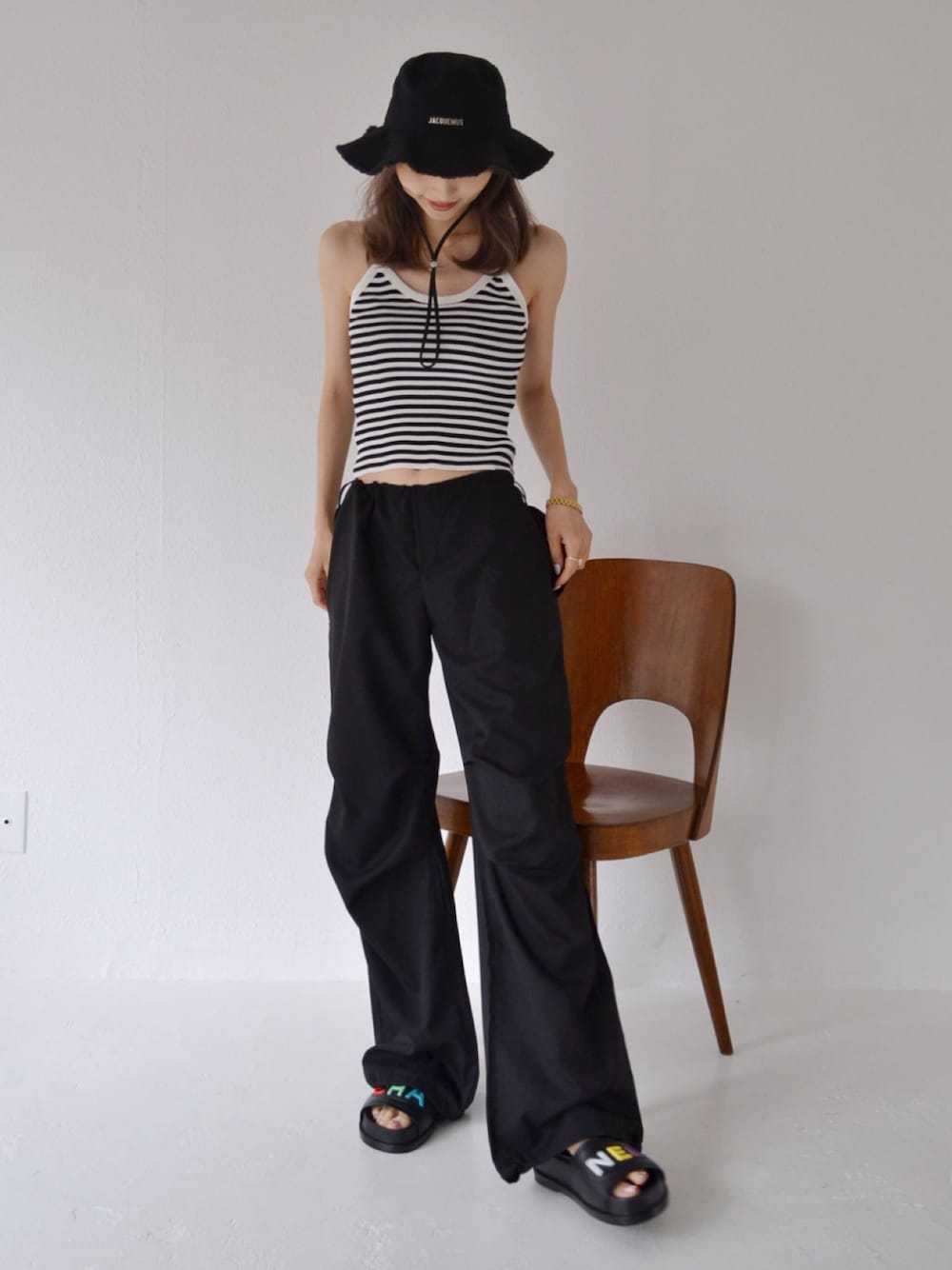 に　キャミとソックス chixx(Mela)｜Melaのキャミソールを使ったコーディネート - WEAR