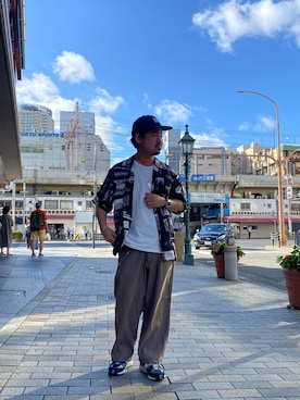 wakiさん（メンズ・165cm）の夏コーディネート