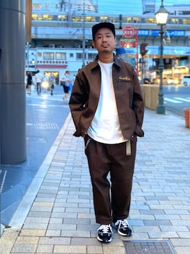 「アイテム（ブルゾン）」を使った、wakiさん（メンズ・165cm・30代）の秋コーディネート