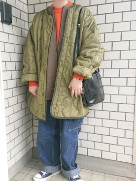 ばな奈さん（レディース・157cm）の冬コーディネート