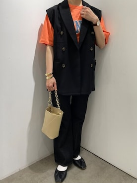 「SENSE OF PLACE by URBAN RESEARCH（センスオブプレイスバイアーバンリサーチ）のアイテム（その他）」を使った、chiharuさん（レディース・160cm）の春コーディネート