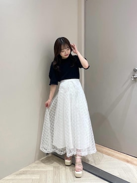 「アイテム（スカート）」を使った、もちをさん（レディース・144cm）の夏コーディネート