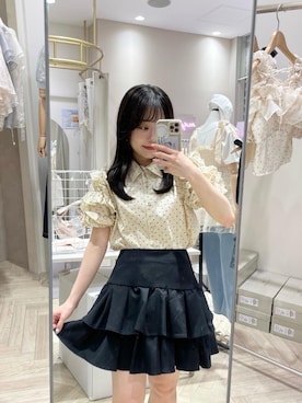「アイテム（トップス）」を使った、もちをさん（レディース・144cm）の夏コーディネート