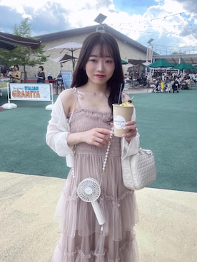 「アイテム（ショルダーバッグ）」を使った、もちをさん（レディース・144cm）の夏コーディネート