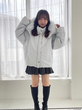 「アイテム（ブルゾン）」を使った、もちをさん（レディース・144cm）の秋コーディネート