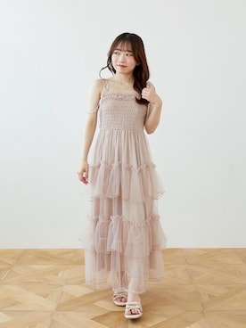 「アイテム（ワンピース/ドレス）」を使った、もちをさん（レディース・144cm）の秋コーディネート