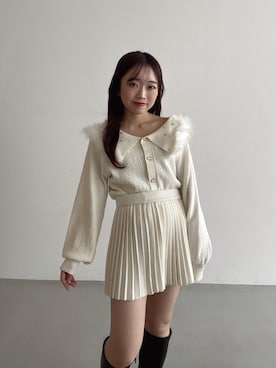 「セットアップ‎」｜もちをさん（レディース・144cm）の秋コーディネート