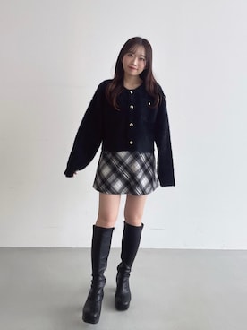 「MAJESTIC LEGON（マジェスティックレゴン）のアイテム」を使った、もちをさん（レディース・144cm）の秋コーディネート