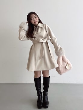 「アイテム（その他アウター）」を使った、もちをさん（レディース・144cm）の秋コーディネート