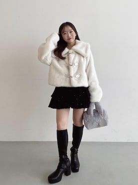 「MAJESTIC LEGON（マジェスティックレゴン）のアイテム」を使った、もちをさん（レディース・144cm）の秋コーディネート