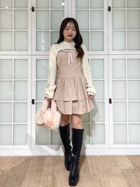 「MAJESTIC LEGON（マジェスティックレゴン）のアイテム」を使った、もちをさん（レディース・144cm）の秋コーディネート