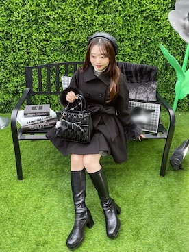 「MAJESTIC LEGON（マジェスティックレゴン）のアイテム」を使った、もちをさん（レディース・144cm）の秋コーディネート