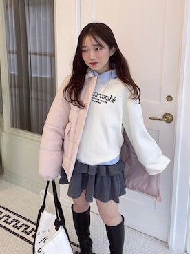 「MAJESTIC LEGON（マジェスティックレゴン）のアイテム」を使った、もちをさん（レディース・144cm）の秋コーディネート