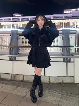 「アイテム（トップス）」を使った、もちをさん（レディース・144cm）の秋コーディネート