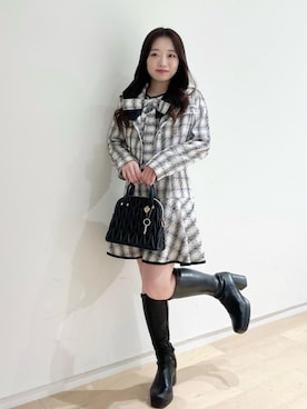 「アイテム（ワンピース/ドレス）」を使った、もちをさん（レディース・144cm）の冬コーディネート