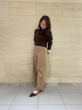 「ドット柄」｜Launaleaさん（レディース・159cm）の夏コーディネート